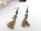 Preview: Boho Stil Ohrringe Vintage Ornament
